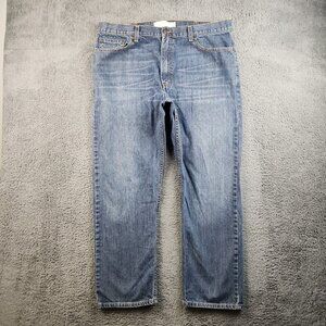 Levi's Jeans Men's 40x30 Blue Regular Fit 505 Straight Leg Cowboy American Denim